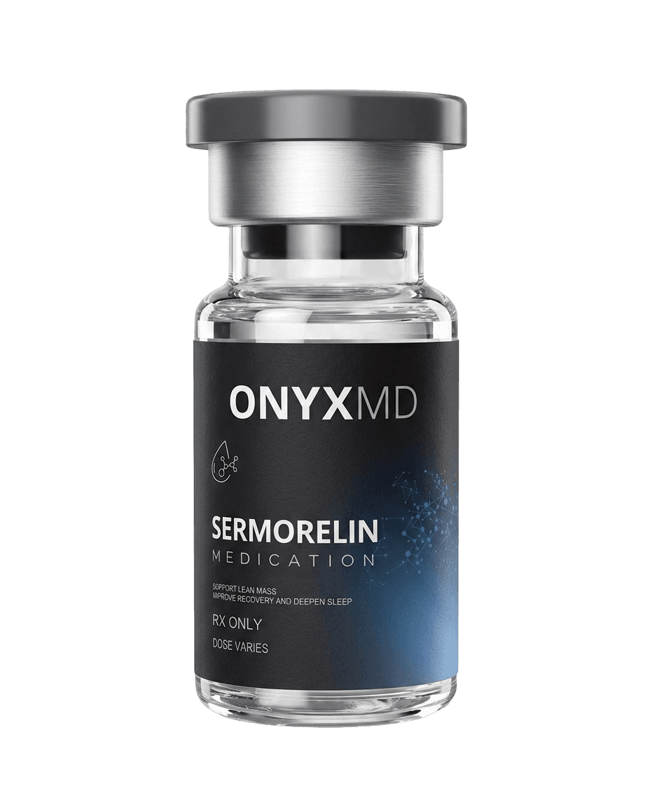 Sermorelin medication vial
